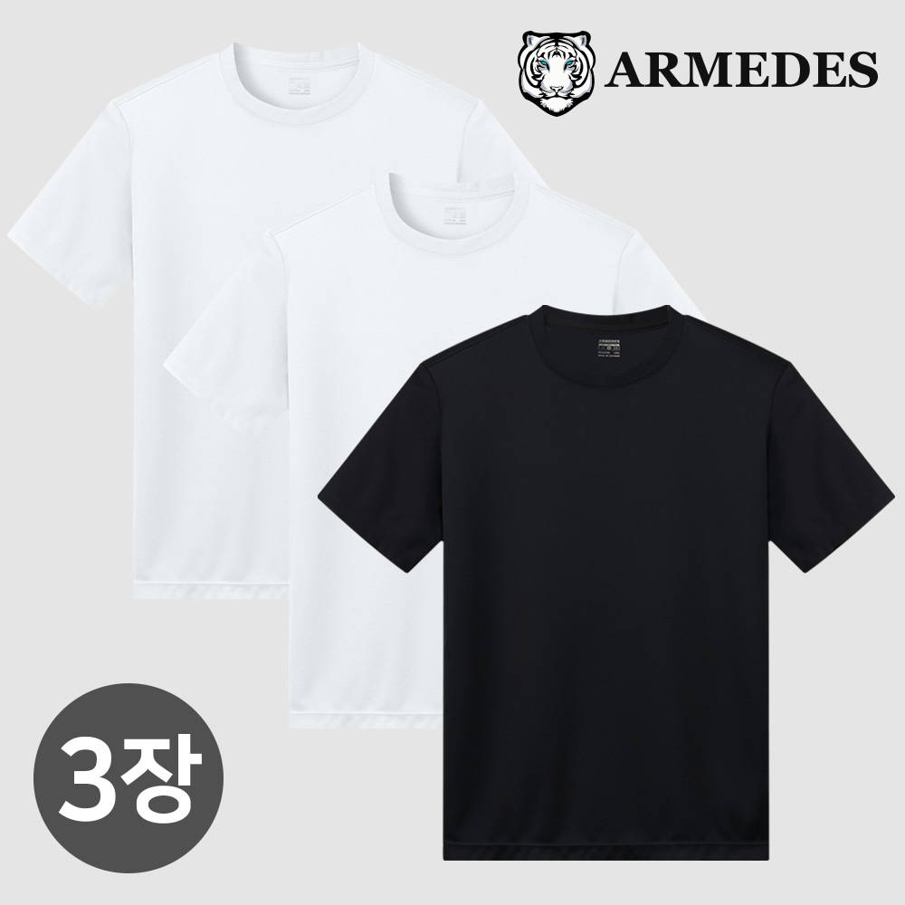 [AR-198] 쿨드라이핏 기능성 티셔츠 3매세트