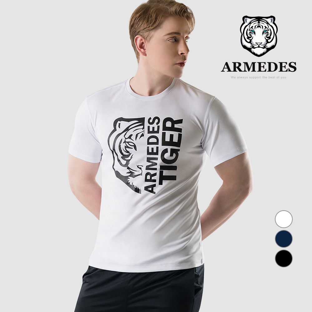 [AR-189] 아르메데스 타이거 가슴로고 티셔츠