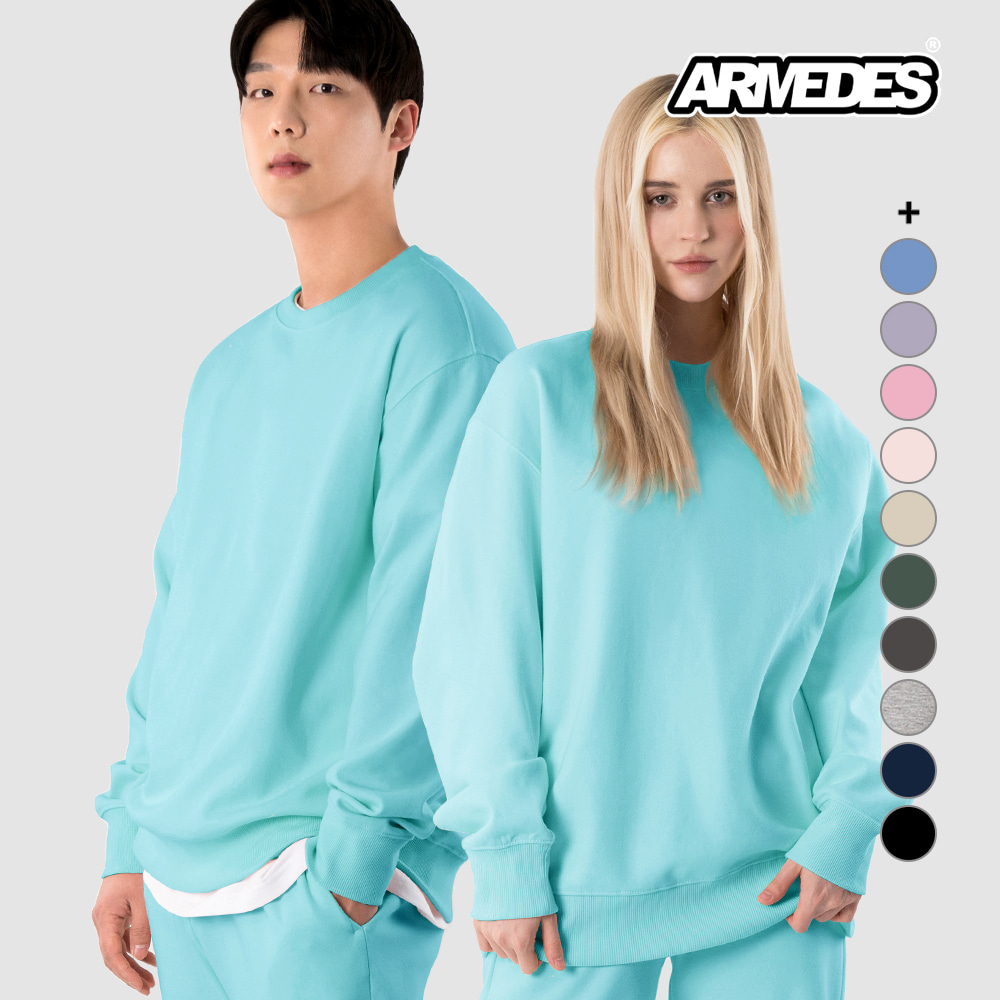 [AR-512] 아르메데스 남녀공용 특양면 프리미엄 맨투맨 티셔츠