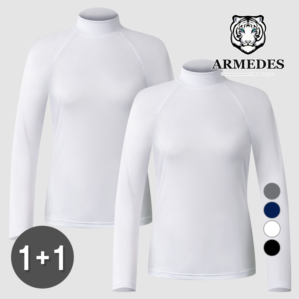 [1+1] 여성용 기능성 긴소매 라그란 티셔츠 AR-252