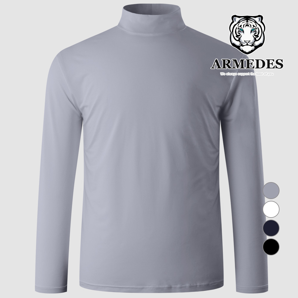 [AR-153] 아르메데스 남성용 기능성 긴소매 터틀넥 티셔츠