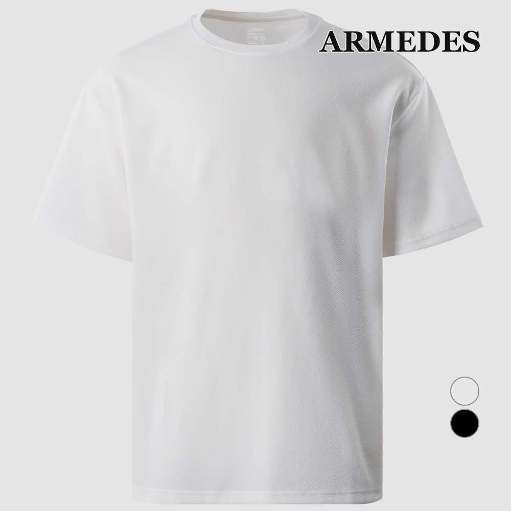 [AR-183] 아르메데스 남성용 링클프리 리버풀 루즈핏 반팔 티셔츠