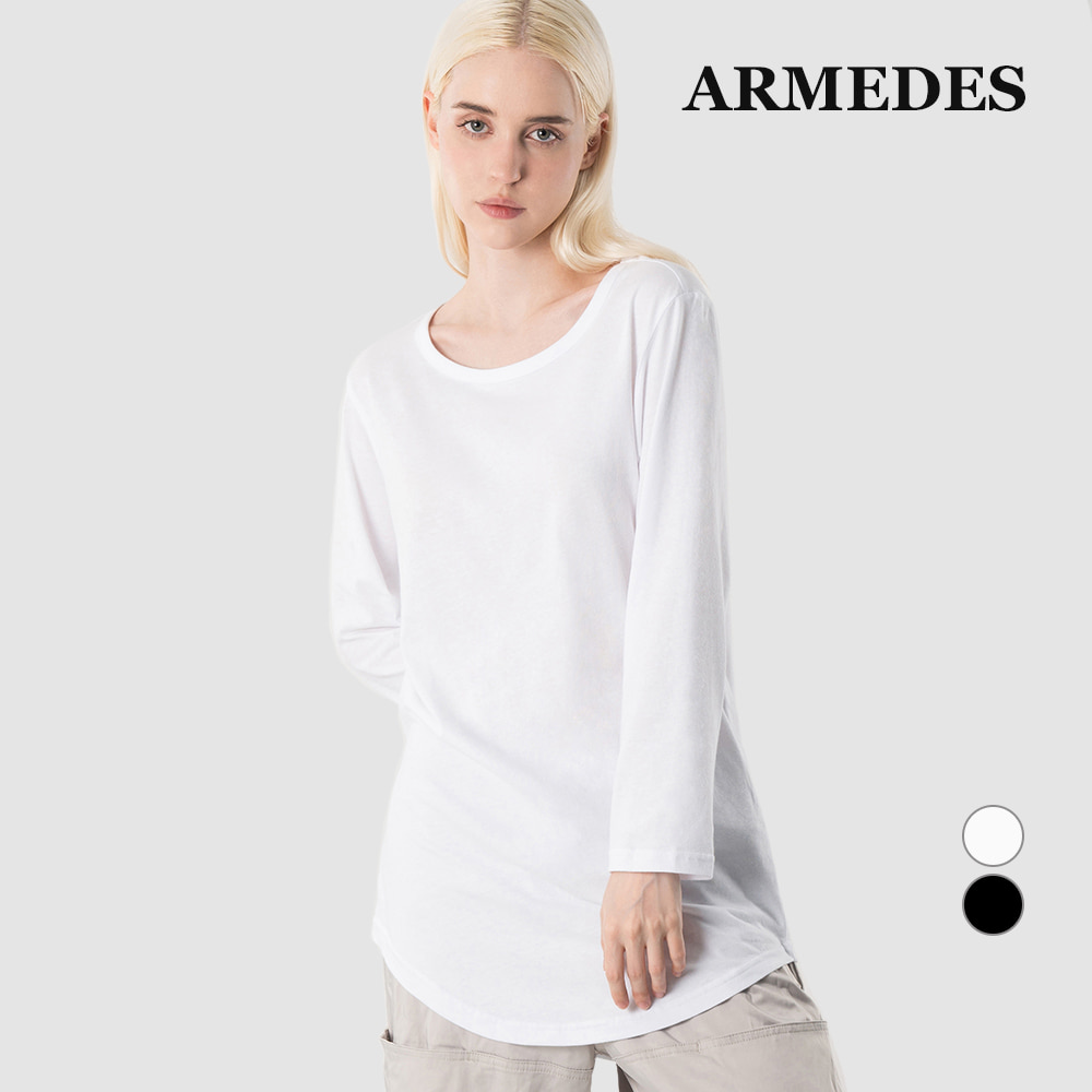 [AR-238] 아르메데스 여성용 순면 100% 긴팔 레이어링 티셔츠